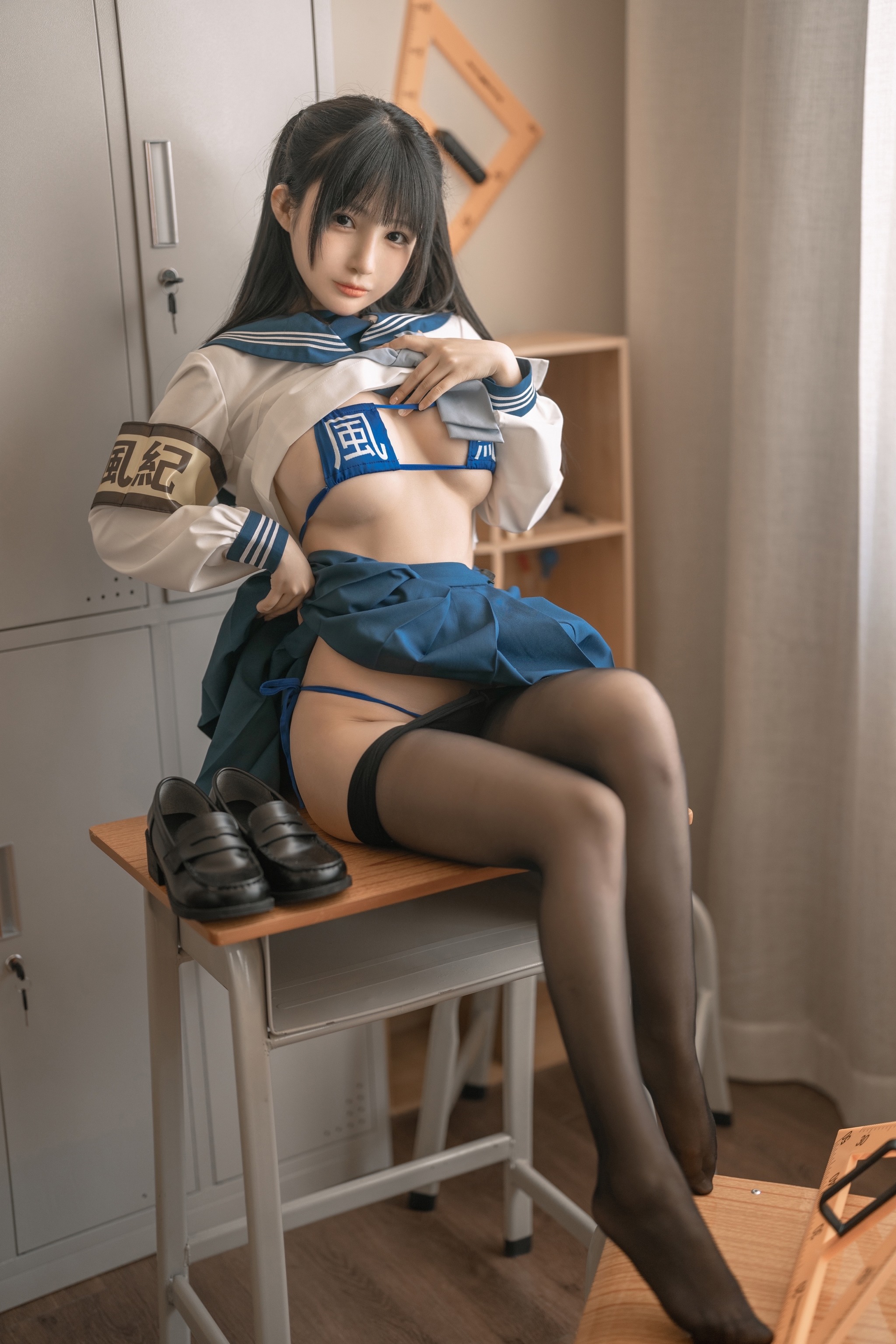 桜井宁宁 - NO.050 风纪少女 [111P]-XikXak